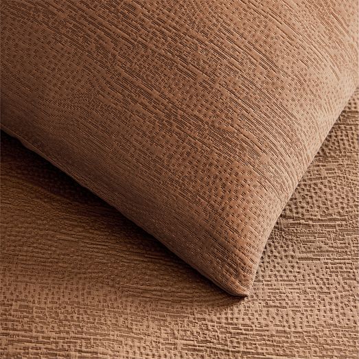 Silky TENCEL™ & Cotton Matelasse Duvet Cover & Shams