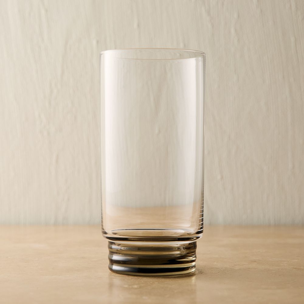 Grooved Stem Highball Glasses