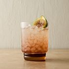 Grooved Stem Double Old Fashioned Glasses