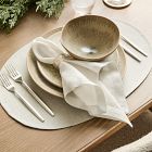 Metallic European Linen Placemat Sets