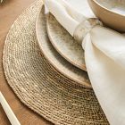 Woven Metallic Jute Placemat Sets