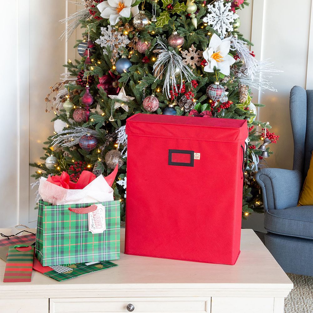 Tissue Paper & Gift Bag Organizer Storage Box | West Elm