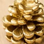 Forest Shine Metal Pine Cone Place Card Holders