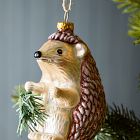 Glass Hedgehog Ornament
