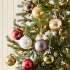 Pure Glass Ball Ornament Box (Set of 9)