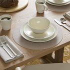Braid Textured Easy-Care Round Placemats