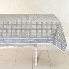 Sustainable Threads Artisan Block-Print Cotton Tablecloth
