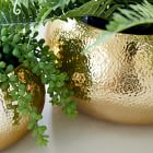 Hammered Metal Planters