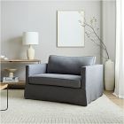 Harris Skirted Slipcover Apartment Loveseat (51")
