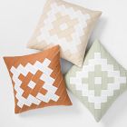 Linen Strap Weave Pillow Cover