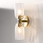 Hari 2-Light Glass Sconce (16&quot;)
