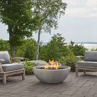 Round Concrete Fire Pit Table (38&quot;&ndash;42&quot;)