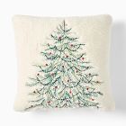Festive Tree Pillow Cover