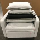 Open Box: Paxton Pillow Manual Swivel Glider Recliner