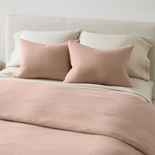 Dreamy Gauze Cotton Duvet Cover Shams West Elm
