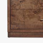 Finlo Burled Wood 6-Drawer Dresser (68")
