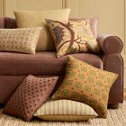 Pierce &amp; Ward Floral Grid Pillow Cover