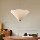 Pierce &amp; Ward Pleated Pendant (25")