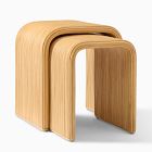 Rattan Vella Nesting Side Tables (14"&ndash;18")