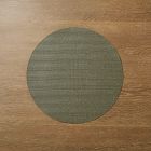 Braid Textured Easy-Care Round Placemats