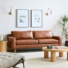 Eddy Leather Sofa (60"&ndash;94")