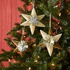 Modern Bottlebrush Star Ornaments