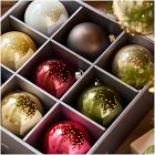 Pure Glass Ball Ornament Box (Set of 9)