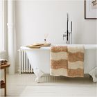 Wavy Blocks Bath Mat