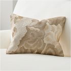 Embroidered Garden Pillow Cover