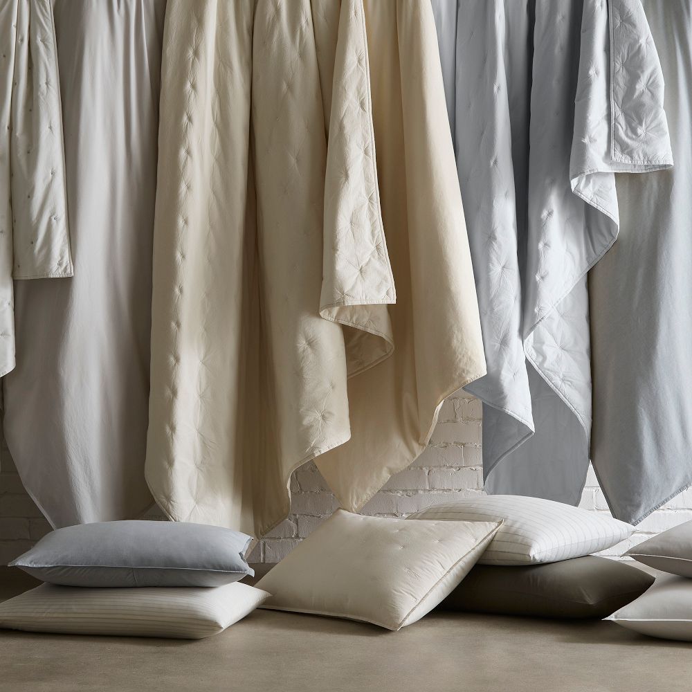 Organic Washed Cotton Percale Duvet Cover & Shams