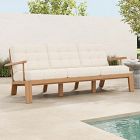 Outdoor Teak Block Leg Sofa