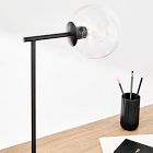 Staggered Glass USB Table Lamp (20&quot;) - Clear