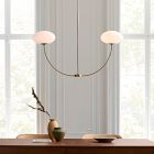 Talia Linear 2-Light Chandelier (38")