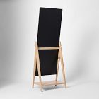 Free-Standing Wood Floor Mirror