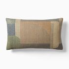 Woven Silk Pillow Cover &amp; Throw Set