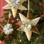 Modern Bottlebrush Star Ornaments