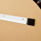 Pierce &amp; Ward Faceted Round Wall Mirror