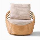 Minetta Rattan Swivel Chair