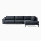 Harper 2-Piece Bumper Chaise Sectional (106&quot;&ndash;116&quot;)