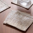 Metallic Foil Coasters (Set of 6)
