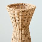 Woven Wicker Floor Vases