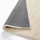Abstract Line Shag Wool Rug