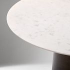 Olina Round Marble Dining Table &amp; Chairs Set