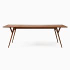 Extra Deep Mid-Century Extendable Dining Table (72&quot;&ndash;92&quot;) - Acorn