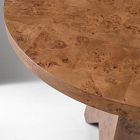 Pierce &amp; Ward Burl Wood Round Bistro Table (42")