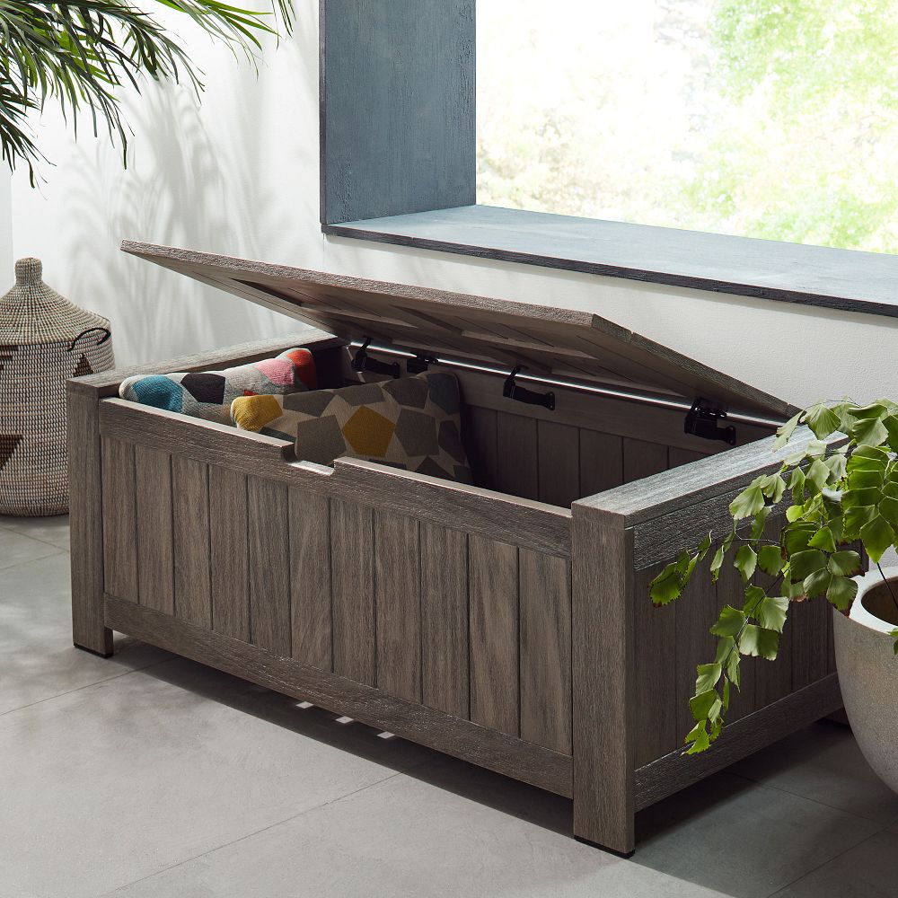 Portside Outdoor Small Storage Trunk (47") | West Elm