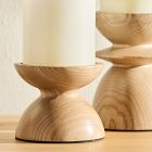 Tira Wood Pillar Holders