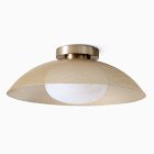 Bezel Perforated Metal Flush Mount (16&quot;)