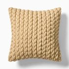 Braided Jersey Pillow Cover