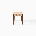 Morton Woven Show Wood Bench